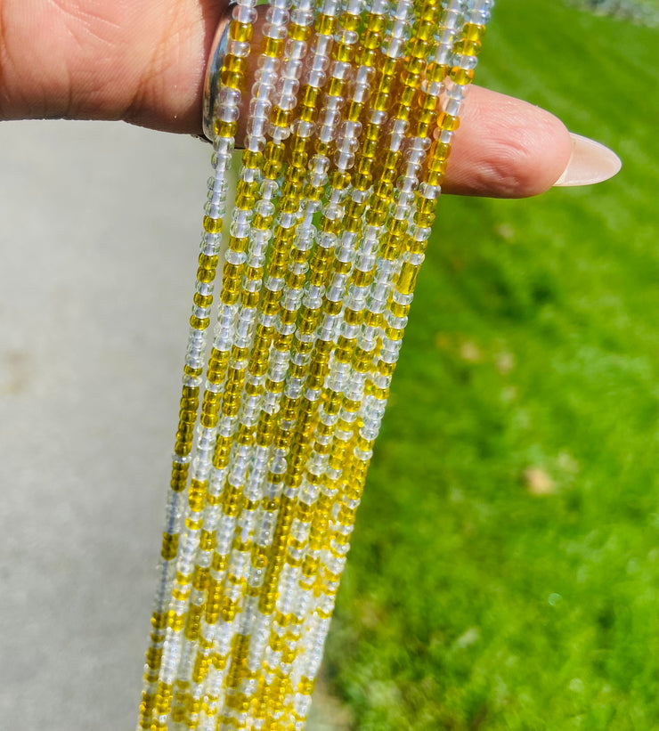 Yellow Waist Beads
