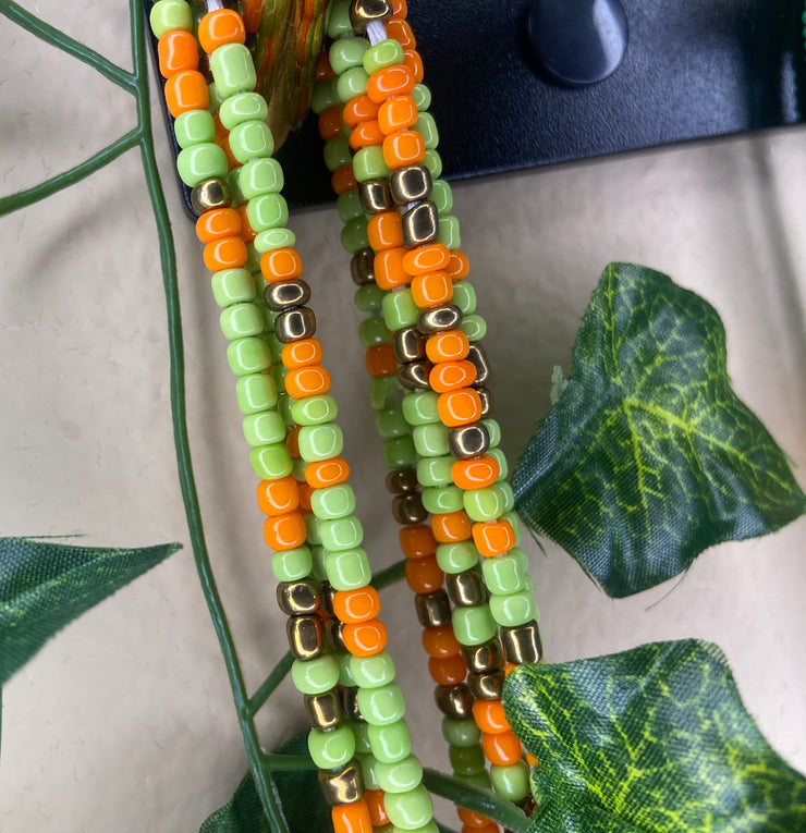 Green Waist Beads