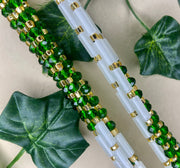 Green Waist Beads