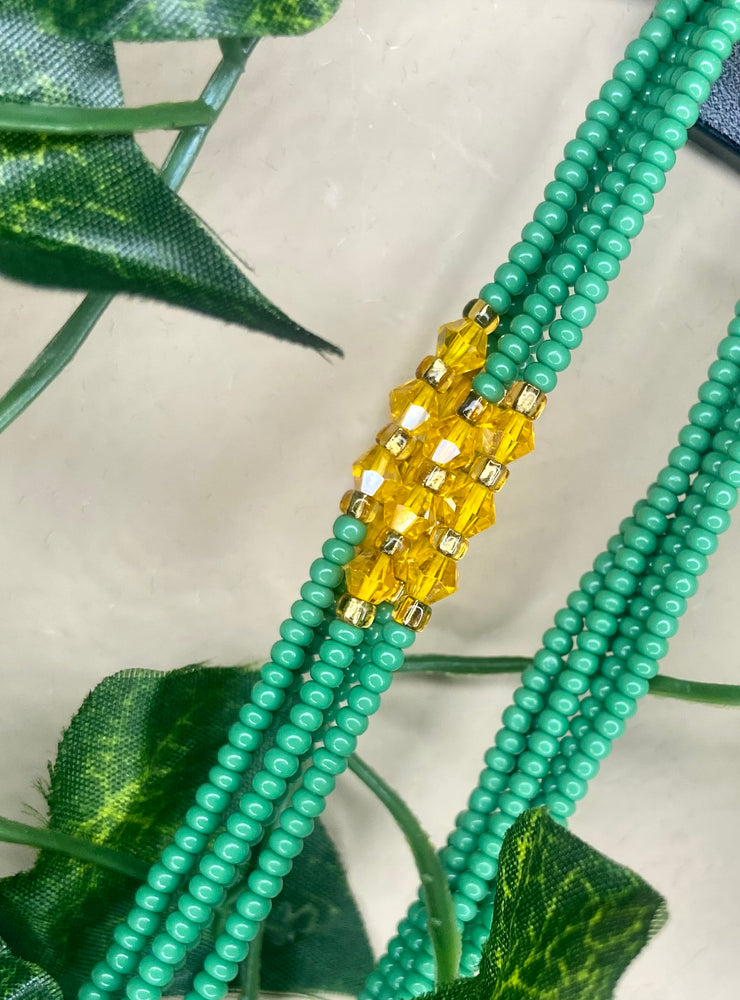 Green Waist Beads