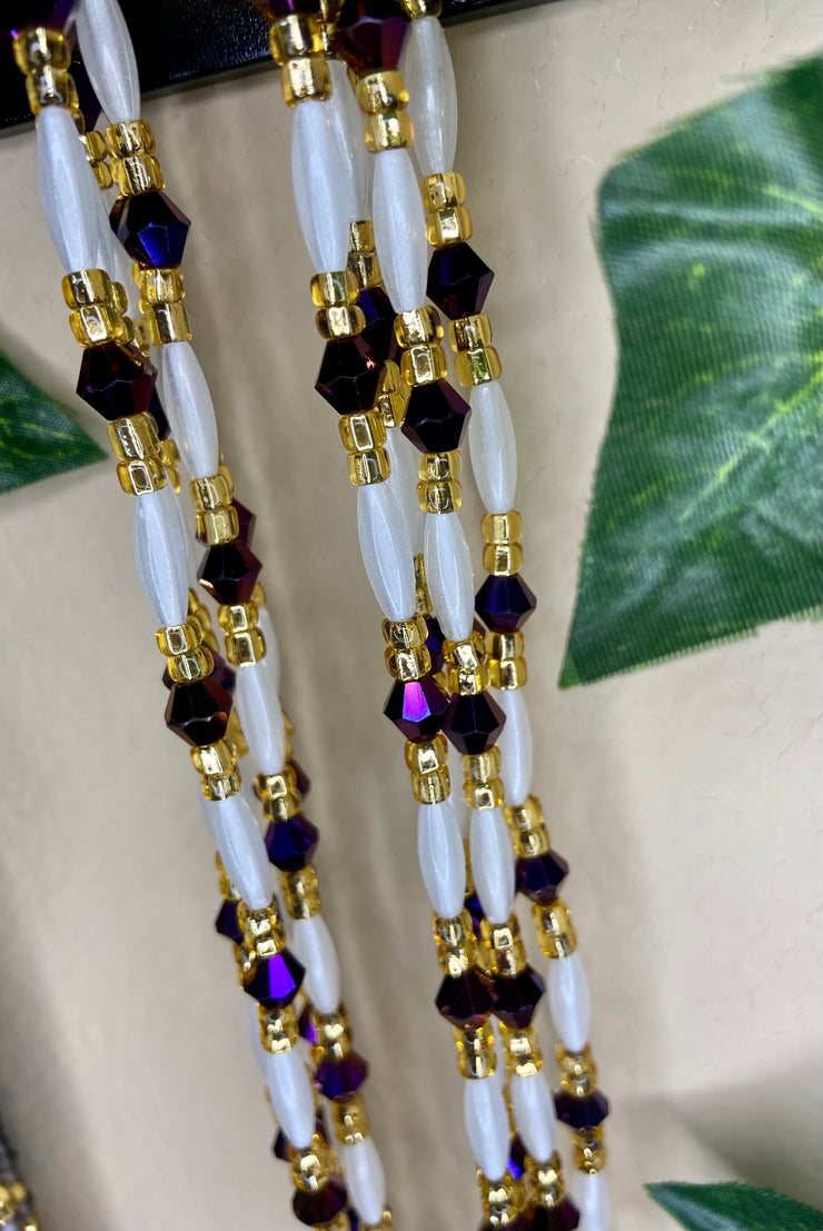 Purple Waist Beads