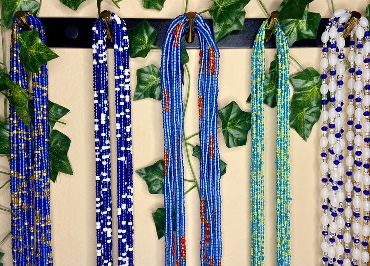 Blue Waist Beads.