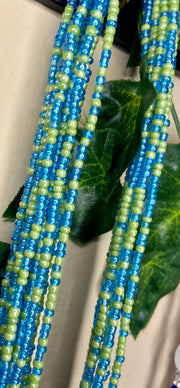 Blue Waist Beads.