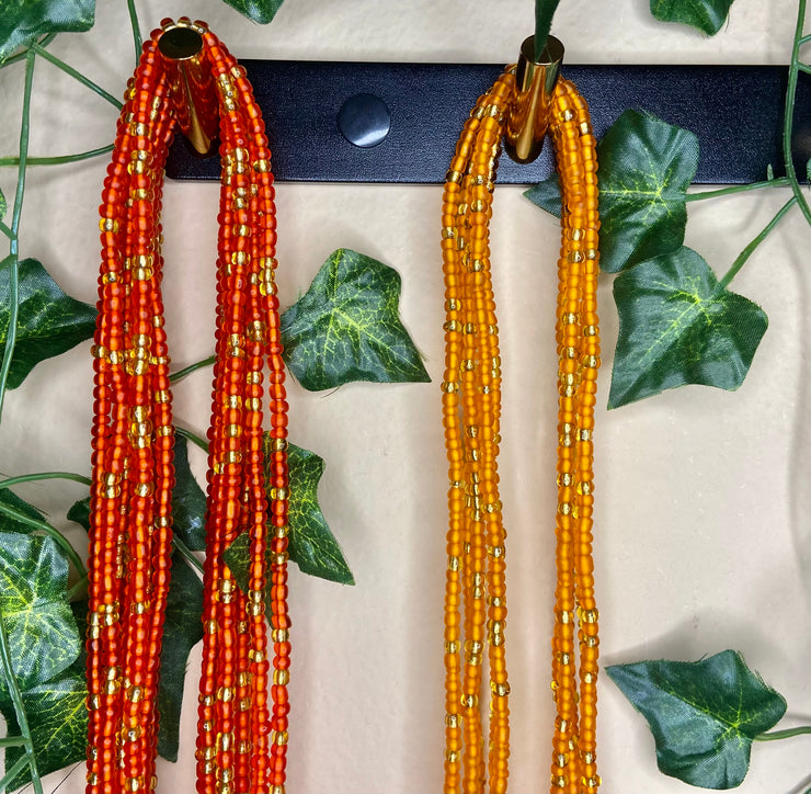 Orange Waist Beads