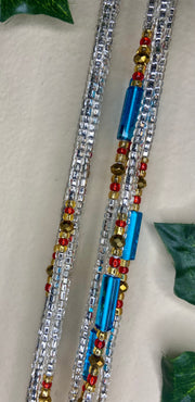 Silver Waist Beads